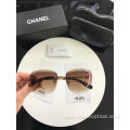 Oval Shape Rimless Sunglasses Fashion Accessories